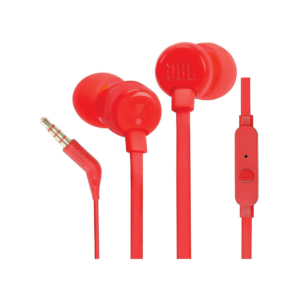JBL T110 In-Ear Headphones with Mic - Red