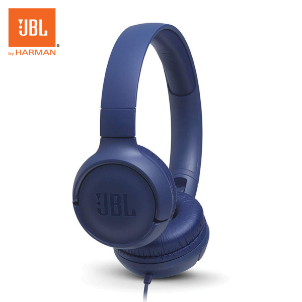 JBL Tune 500 Wired Headset - Blue