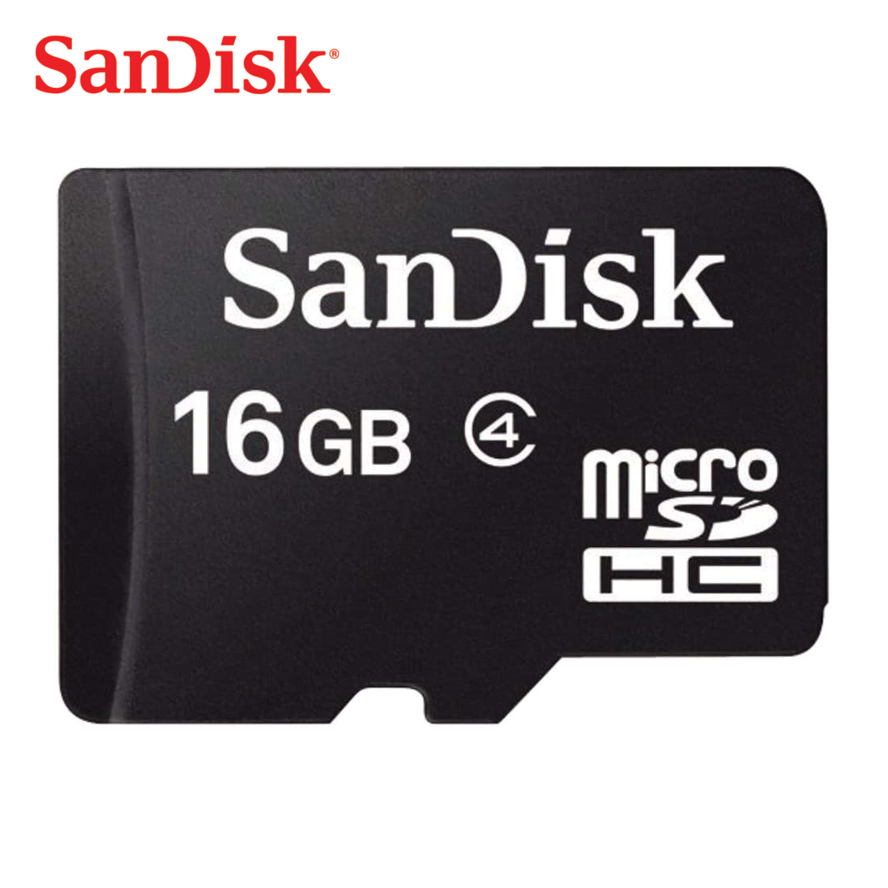 SanDisk 16GB MicroSDHC Memory Card