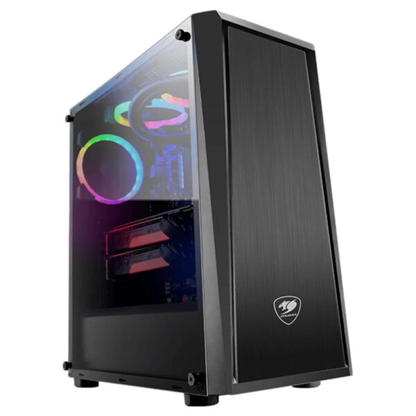 Cougar MX340 Mid Tower Gaming Case - Black