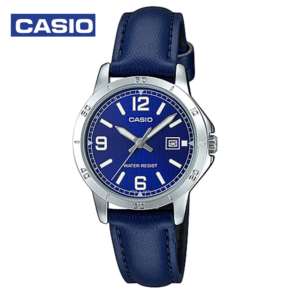 Casio LTP-V004L-2BUDF Blue Leather Women Watch