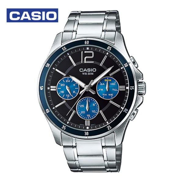 Casio MTP-1374D-2AVDF Enticer Men Multi Dial Watch