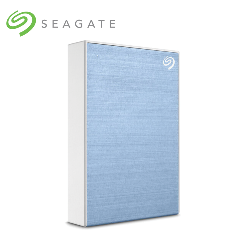Seagate STKB1000402 One Touch 1TB External Hard Drive - Light Blue