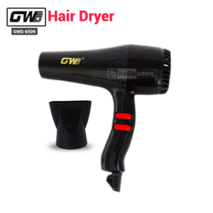 GWD GW-6509 Hair Dryer - Black