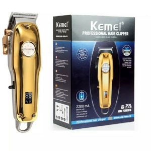 Kemei KM-1986+PG Cordless Hair Clippers and Trimmers Gold
