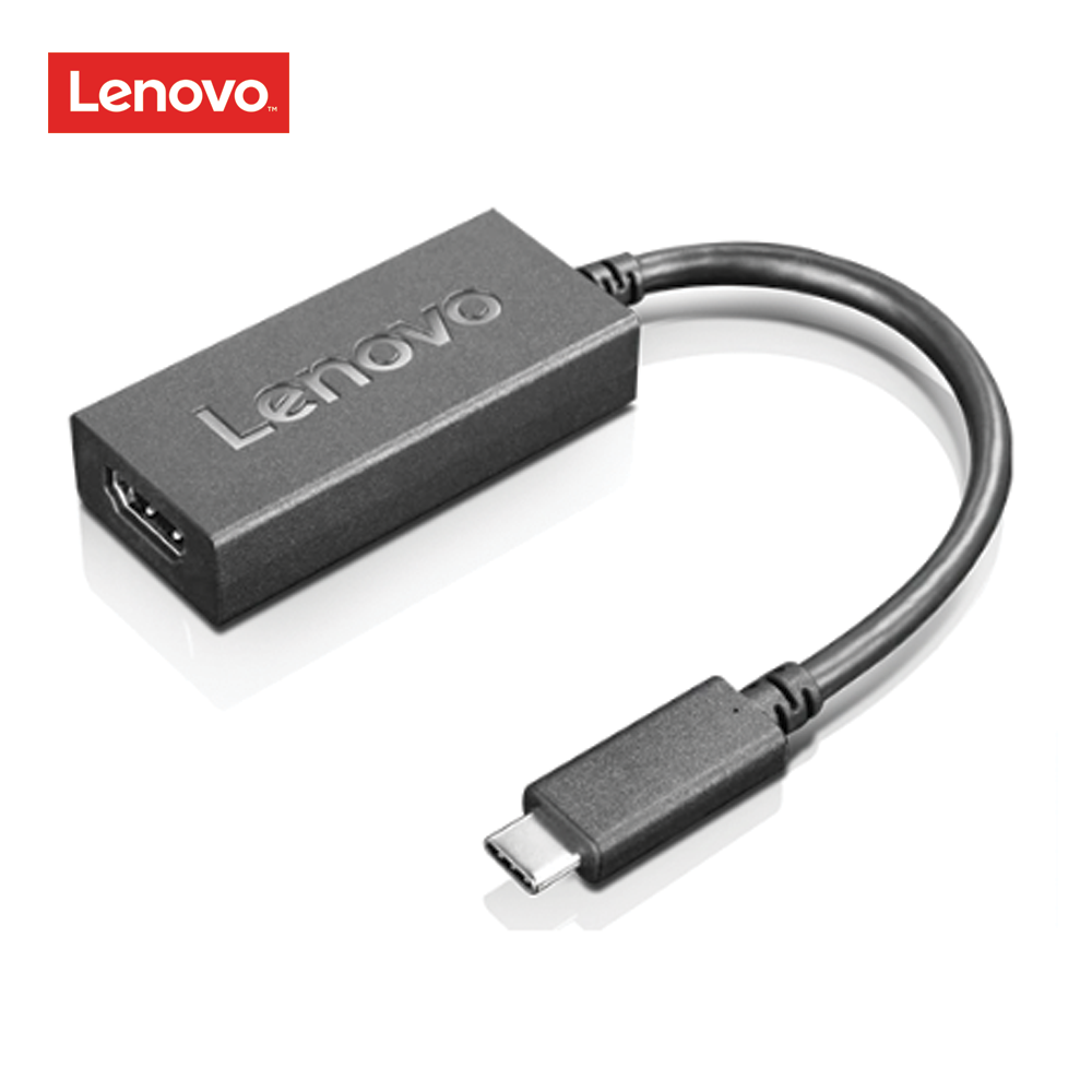 Lenovo GX90R61025 USB-C to HDMI 2.0b Adapter - Black