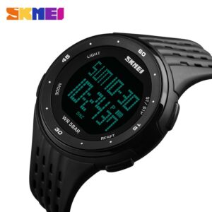 SKMEI SK 1219BK Men's watch LED Digital - Black