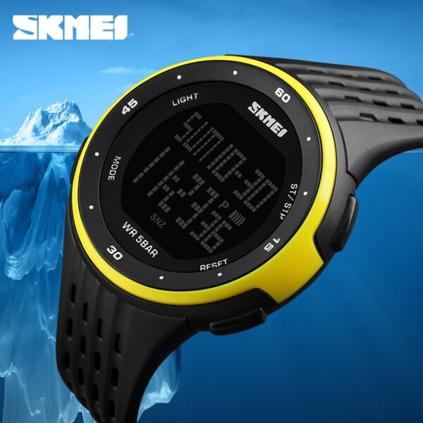 SKMEI SK 1219BK Men's watch LED Digital - Black