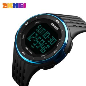 SKMEI SK 1219BK Men's watch LED Digital - Black