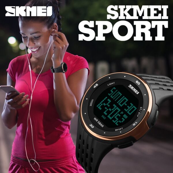 SKMEI SK 1219BK Men's watch LED Digital - Black