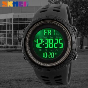 SKMEI SK 1251AG Men's Sports Watch LED Digital - Army Green
