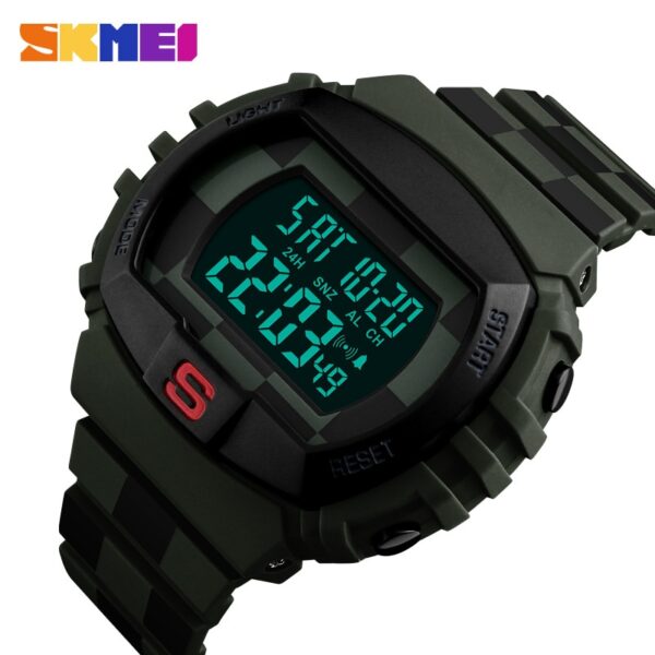 SKMEI SK 1304AG Unisex Sports Digital Watch - Army Green