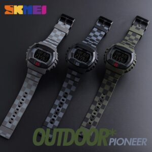 SKMEI SK 1304BK Unisex Sports Digital Watch - All Black