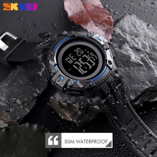 SKMEI SK 1545BKBK Sports Digital Men's Watch - Black Black