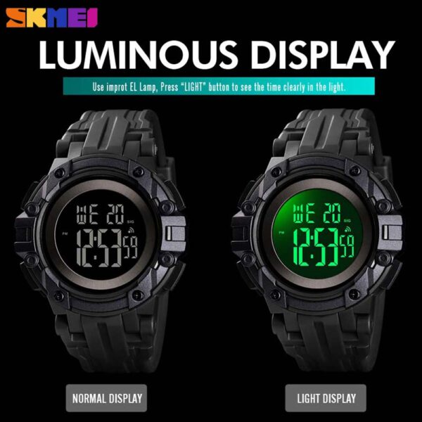 SKMEI SK 1545BKBK Sports Digital Men's Watch - Black Black