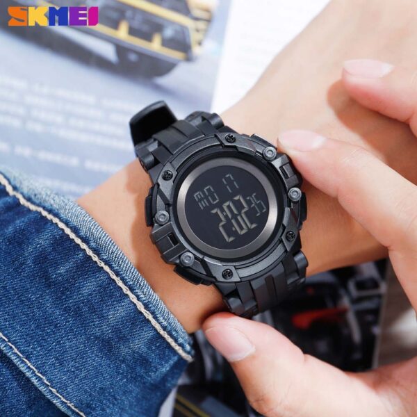 SKMEI SK 1545BKBK Sports Digital Men's Watch - Black Black