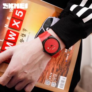 SKMEI SK 1509RD Men's Watch Pu band - Red