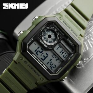 SKMEI SK 1299AG Men's Watch Sports Digital - Army Green