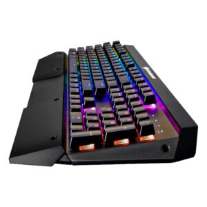 Cougar Attack X3 RGB Mechanical Gaming Keyboard, Cherry MX - Silver