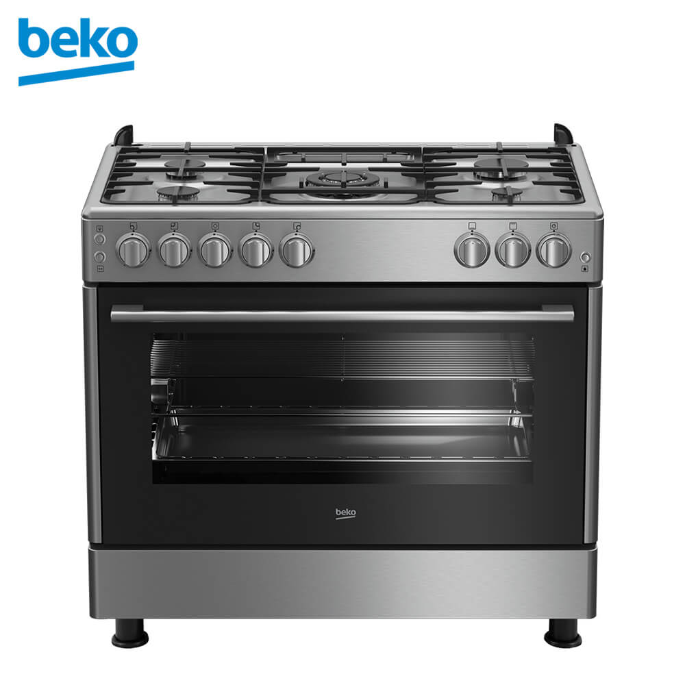 BEKO GG 15125 GX Freestanding Cooker (Gas, 90 cm)