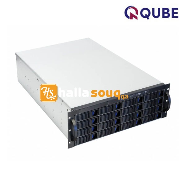 Qube Cosmos K339L 3U Server Case - Silver