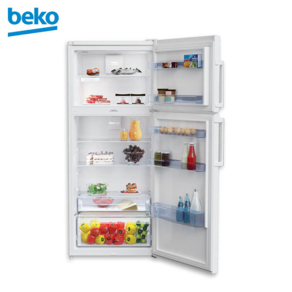 BEKO RDNE480K21W Fridge Freezer (Freezer Top, 70 cm)