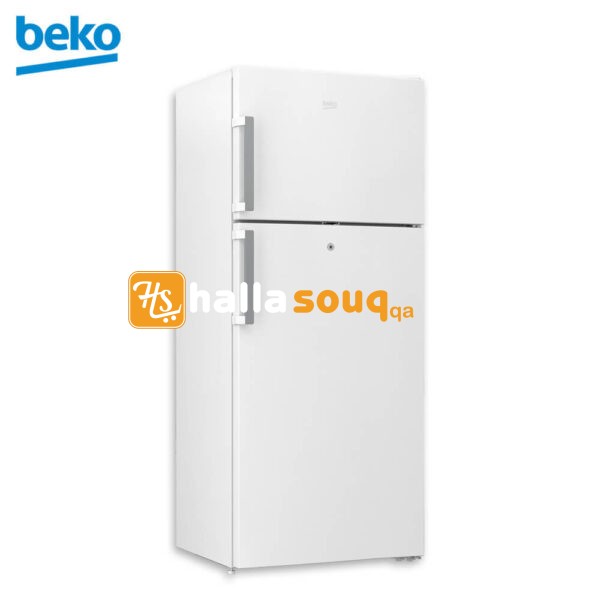 BEKO RDNE480K21W Fridge Freezer (Freezer Top, 70 cm)