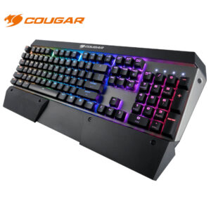 Cougar Attack X3 RGB Mechanical Gaming Keyboard, Cherry MX - Silver