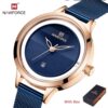 NAVIFORCE NF 5014 Women's Watch Stainless steel - Blue Rose Gold