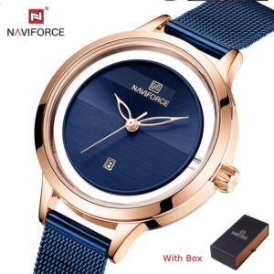 NAVIFORCE NF 5014 Women's Watch Stainless steel - Rose Gold White