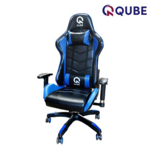 QUBE Levin Gaming Chair - Black/Blue