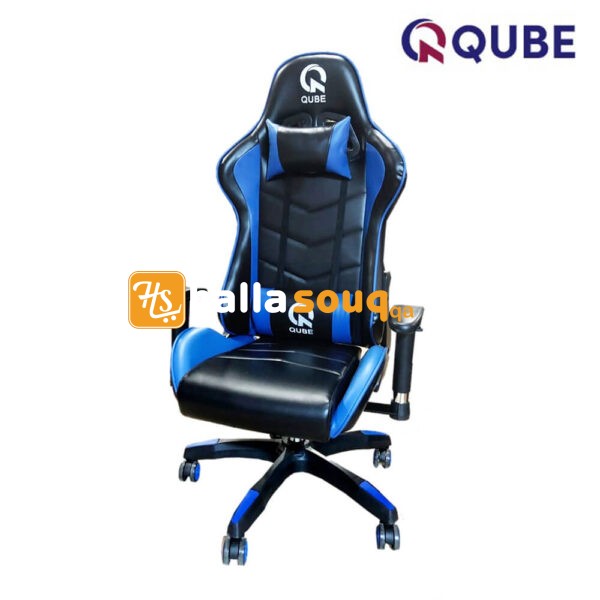 QUBE Levin Gaming Chair - Black/Blue