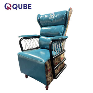 Qube Levin Gaming Sofa with Wheels - Sky Blue