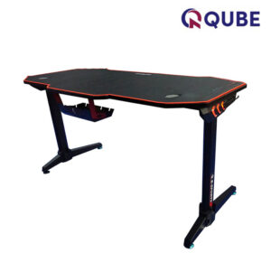 QUBE Levin RGB Gaming Table - Black