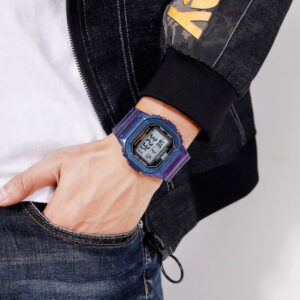 SKMEI SK 1554GTPL Men's Digital Watch Silicone band - Gradient Purple