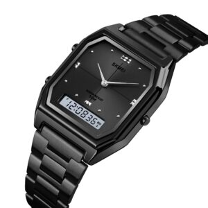 SKMEI SK 1612BK Women's Digital Watch Electronic Stainless Steel - Black