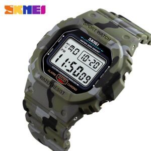 SKMEI SK 1471CMGN Men's Watch Luminous Digital - Green Camouflage