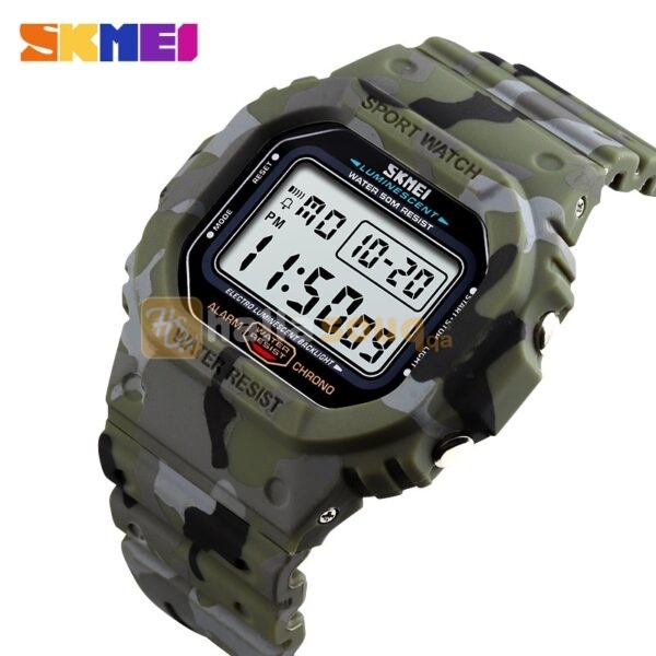 SKMEI SK 1471CMGN Men's Watch Luminous Digital - Green Camouflage