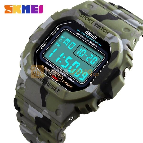 SKMEI SK 1471CMGN Men's Watch Luminous Digital - Green Camouflage