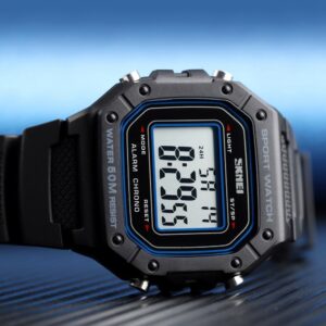 SKMEI SK 1496AG Men's Watch Digital Sport Wristwatch - Army Green