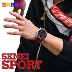 Skmei SK 9128RD Men's Watch Silicone strap  - Red