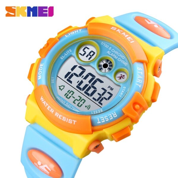 SKMEI SK 1451YLBU Kids Watch LED Digital - Yellow Blue