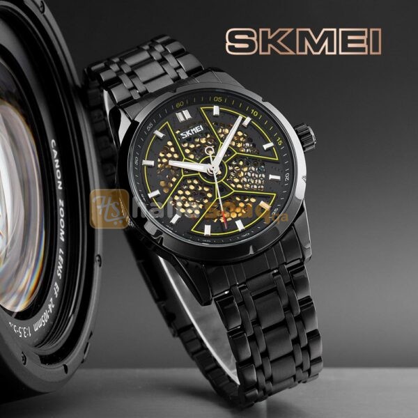 SKMEI SK 9225BU Men's Automatic Watch Stainless Steel Luminous Pointer - Black Blue