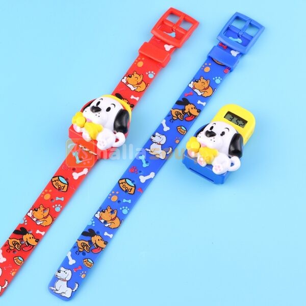 SKMEI SK 1754RD Kids Watch Creative Dog Lovely Cartoon Toys - Red