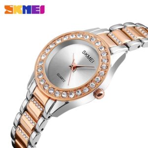 SKMEI SK 1262GD Ladies Watch Stainless Steel Strap - Gold