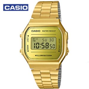 Casio A168WEGM-9DF Unisex Vintage Digital Watch Gold