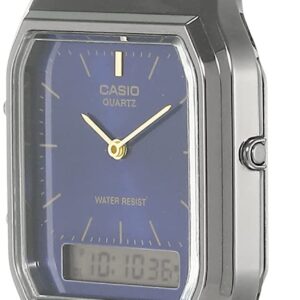 Casio AQ-230GG-2ADF (D183) Unisex Vintage Analog and Digital Watch Blue Dial