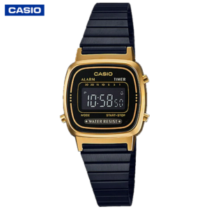 Casio LA-670WEGB-1BDF Ladies Digital Watch Black