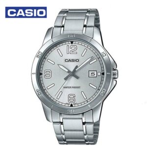 Casio MTP-V004D-7B2UDF Mens Analog Watch White and Silver