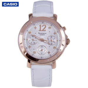 Casio Sheen SHE-3033GL-7AUDR Ladies Watch-White